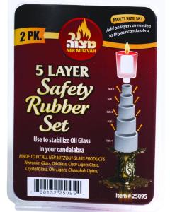 5 Layer Safety Rubber Set - 2 Pk
