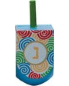 Pattern Print Dreidel - Assorted Colors - Medium