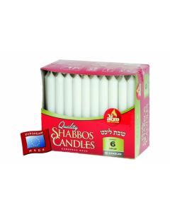 European 6 Hour Shabbos Candles - 60 Pk