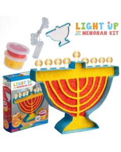 DIY Modeling Foam Light Up Menorah Kit