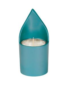 Anodize Aluminum Memorial Candle Holder -  Green