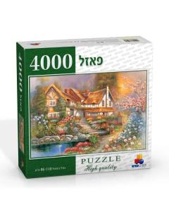 Beautiful House Scenery 4000 Piece Puzzle