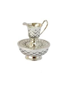 Silver Plated Mayim Achronim - Diamond