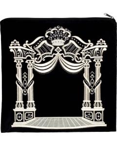 3D Crystal Crown Canopy Velvet Bag #180