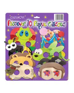Passover 10 Plagues Foam Glasses