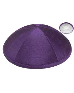 PurpleRaw Silk Kippah (Sold by Dozen)