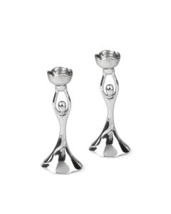 Joyous Candle Holders - Silver - Quest Collection