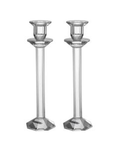 Set Of Crystal Candlesticks