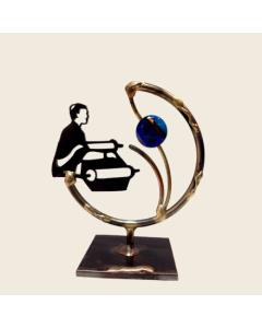 All Metal Lasercut Bar Mitzvah Sculpture