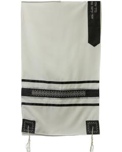 Tallis Viscose 20'' X 72'' - Black/Silver