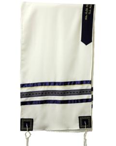 Tallis Viscose 20'' X 72'' -Navy/Gold