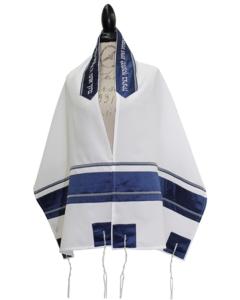 Viscose Tallis - Blue - Ronit Gur