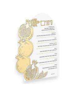 Pomegranate Simanim Card