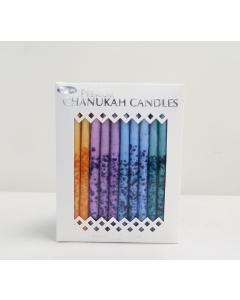 Premium Chanukah Candles - Hand Decorated