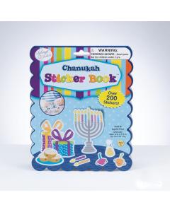 CHANUKAH STICKER BOOK, 200 STICKERS, 4 PAGES