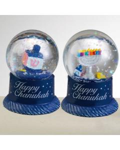 Mini Chanukah Water Globe, Assorted Designs