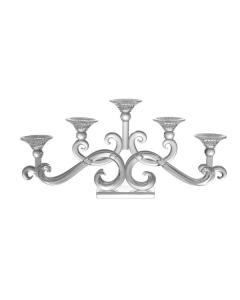 5 Branch Crystal Candelabra