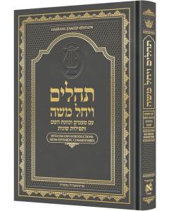 Hebrew Only, Large Type Tehillim with Taamin and Kavanot Hashem - Hasbani Family Edition