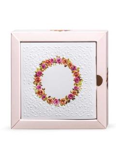 Set of 4 Zemirot Shabbat -Flower Design - Ashkenaz