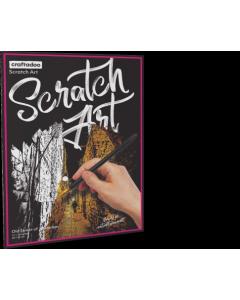 Scratch Art - Old Steet In Jerusalem
