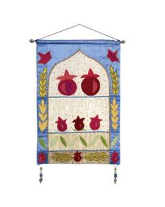 Wall Hanging - Pomegranates and Wheat