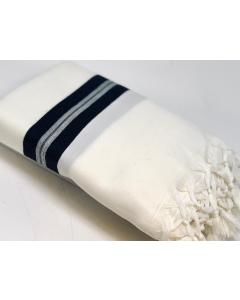 #60 Talis Shiras Devorah Cashmere Wool with Avodas Yad Thick Strings and Lining