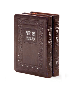 Machzorim Eis Ratzon 2 Volume Set Brown Sefard [Soft Cover] - Rimon Series