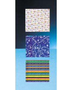 Chanukah Gift Wrap Rolls, 30 Sq. Ft. - 3 Assorted Styles