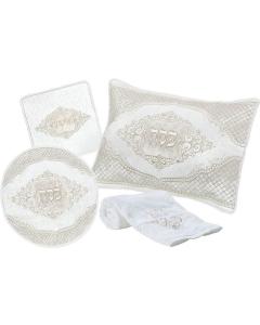 Distinctive Collection Brocade Seder Set #577