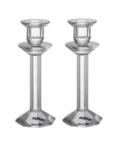 Set Of Crystal Candlesticks