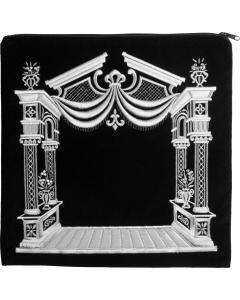 3D Canopy Curtain with Floor Velvet Bag #175