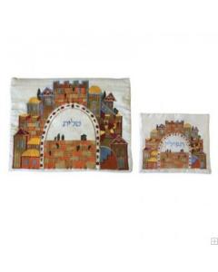 Embroidered Tallit and Tefillin Bag