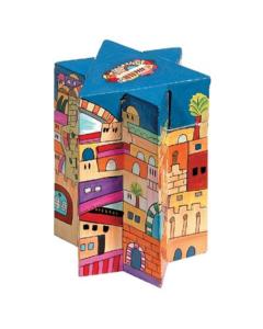 Star of David Tzedakah (Charity) Box - Jerusalem