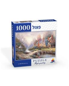 Nice Home At Shore Bridge 1000 Piece Puzzle