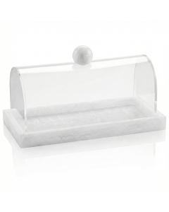 Small Rectangular Resin Cake Dome