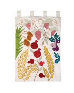 Extra Large Wall Hanging - The Seven Species in Gold