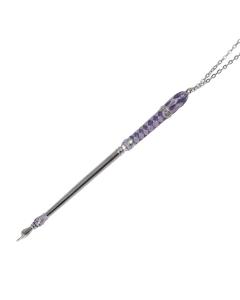 Silver Plated Torah Pointer with Enamel - Purple