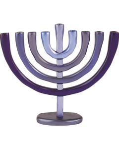 Anodized Menorah Blue - Yair Emanuel Collection - AVAILABLE 8/29/24