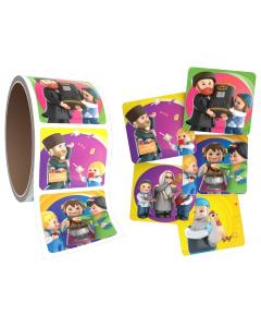 Mitzvah Kinder Yom Tov Sticker Roll