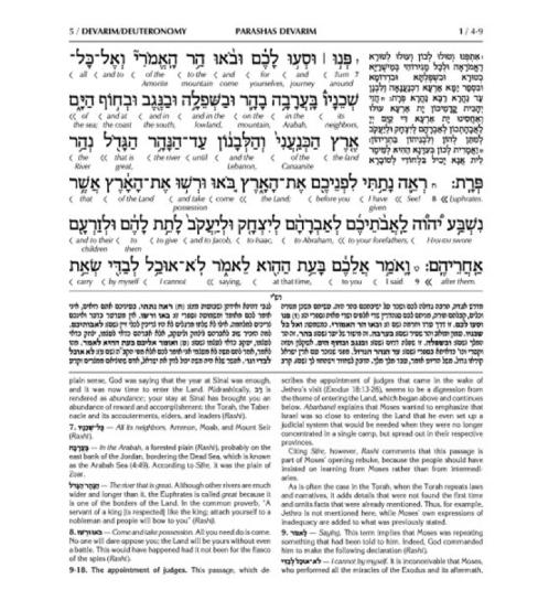 Schottenstein Edition Interlinear Chumash Volume