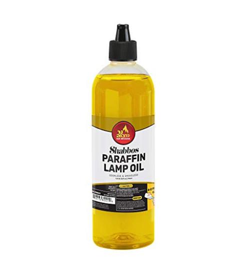 Ner Mitzvah 32 Ounce Smokeless Odorless Liquid Paraffin Lamp Oil Yellow