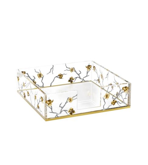 Golden Branch Napkin Holder