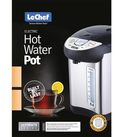 Eichlers.com: Le'Chef 5.4qt Electric Hot Water Pot with Shabbat Mode