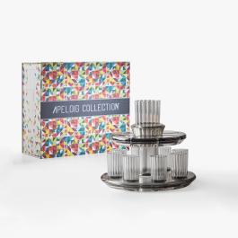 Apeloig Kiddush Wine Fountain Set (Smoke)